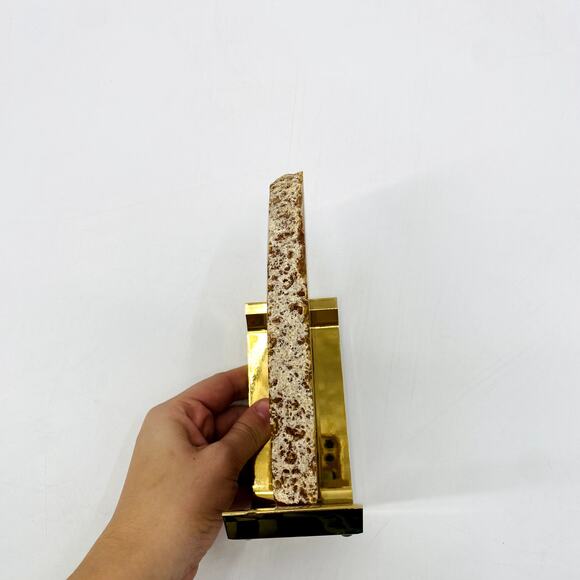 ANNA New York Agate Geode Gold Book End - Picture 2 of 5